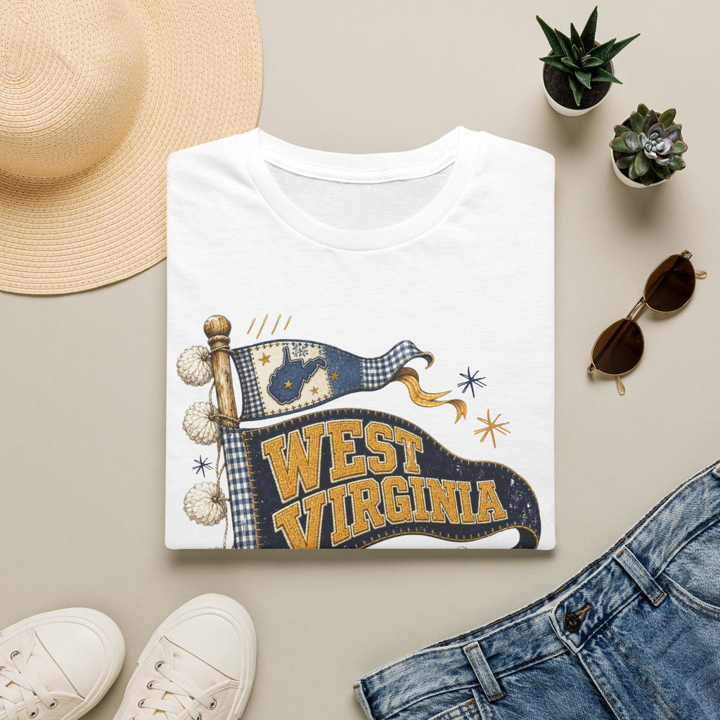 West Virginia Flag Vintage T-Shirt