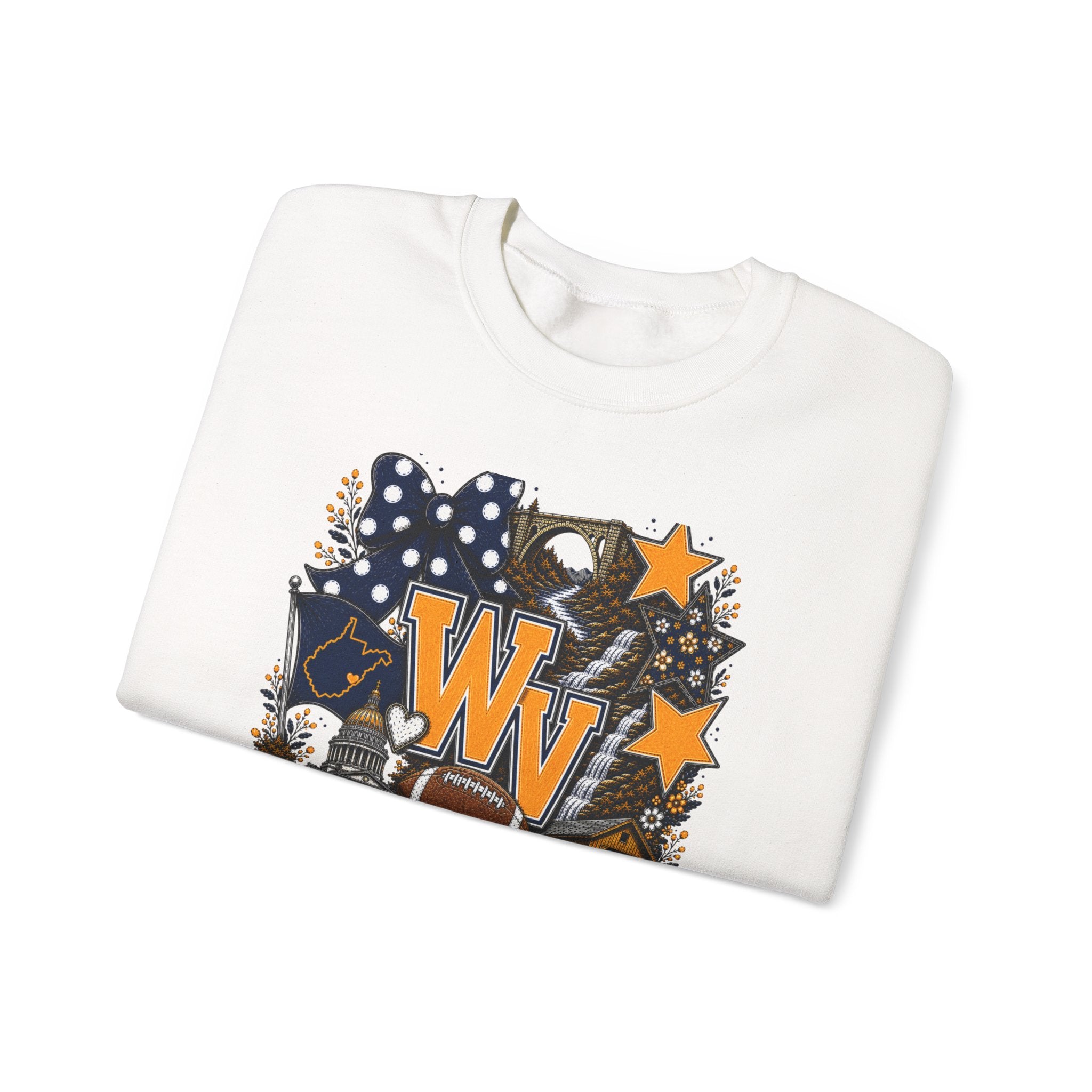 WV Football Fall Crewneck Sweatshirt