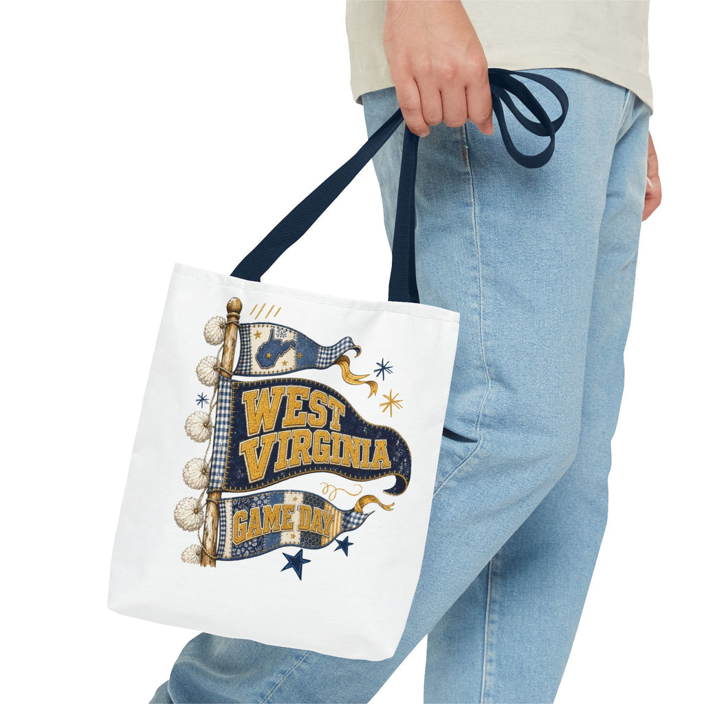 West Virginia Vintage Flag Tote Bag – Camp Retro State Pride Tote
