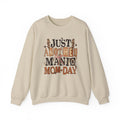 Mom-Day Crewneck Sweatshirt – "Just Another Mani(o) Mom-Day" Retro Nail Salon Graphic