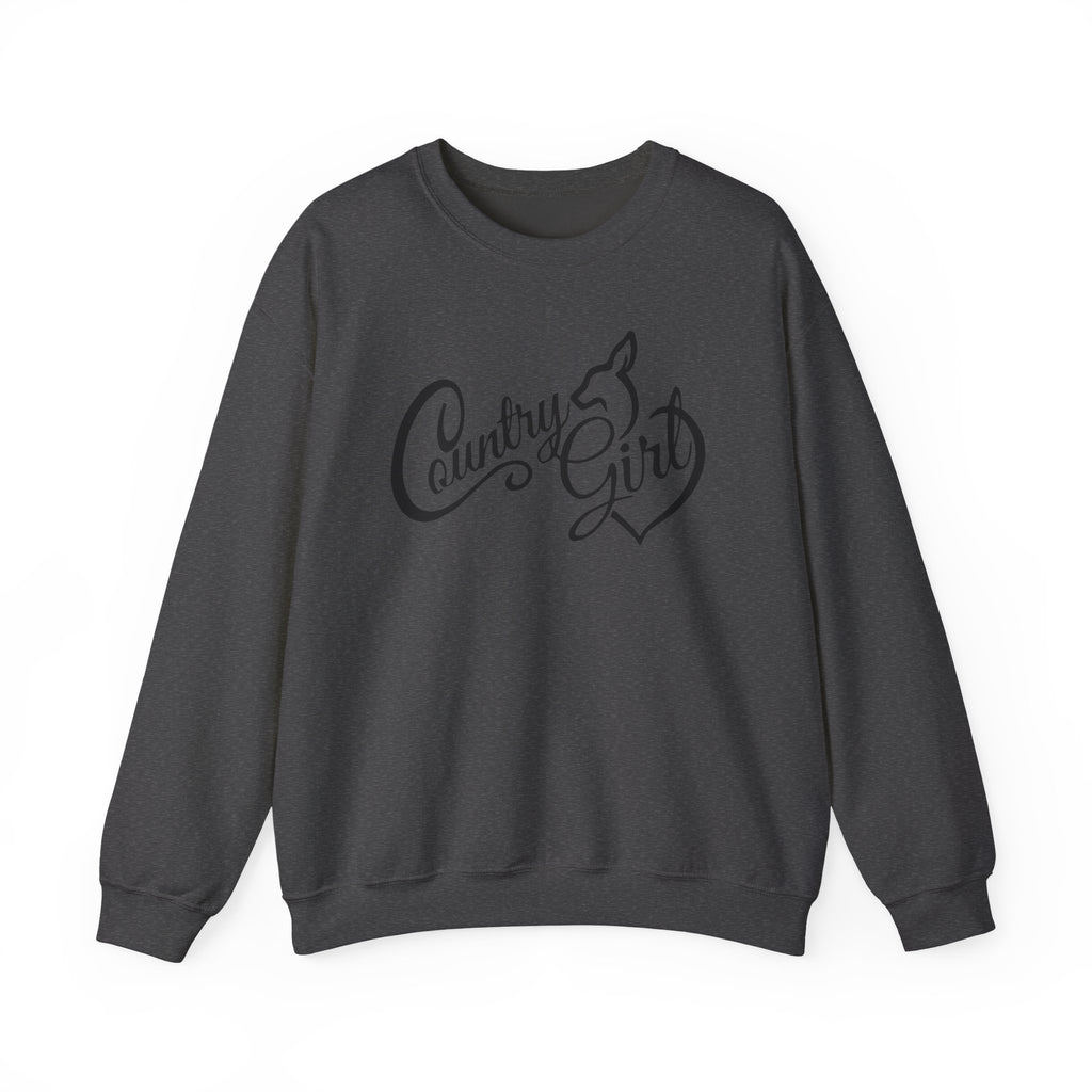 Country Girl Crewneck Sweatshirt — Vintage Script Pullover