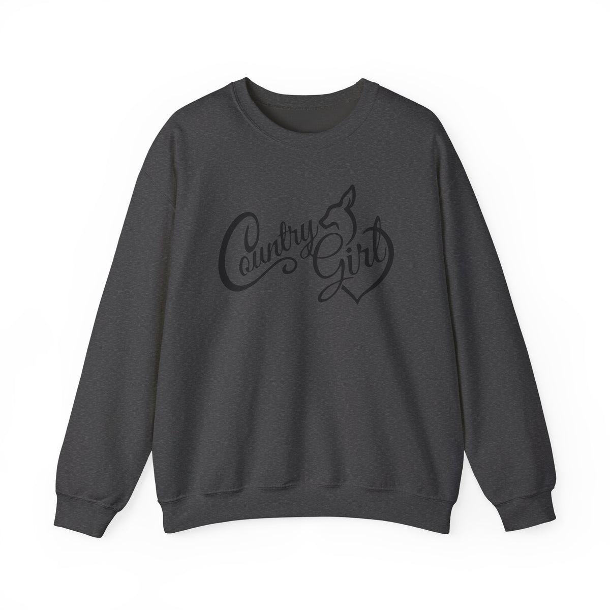Country Girl Crewneck Sweatshirt — Vintage Script Pullover