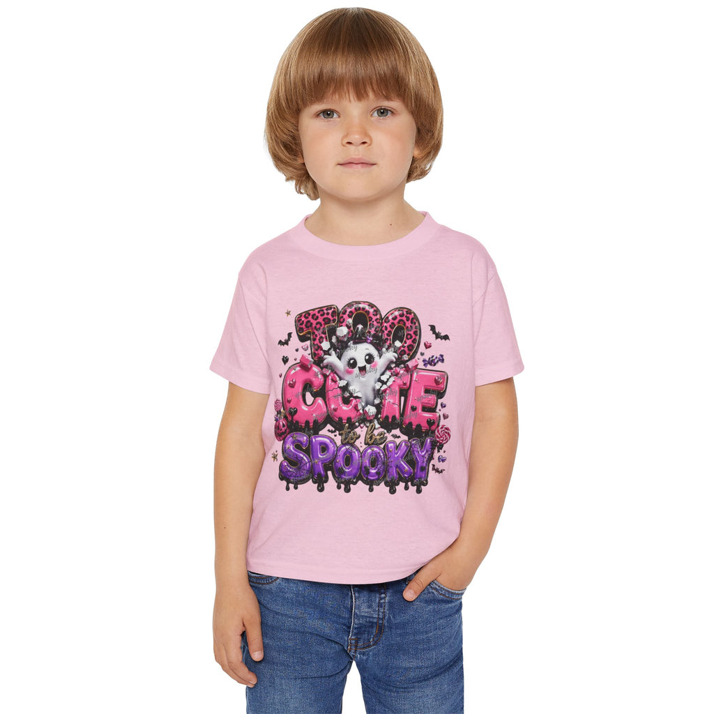 Toddler T-shirt — "Cute Spooky" Bat Puppy Halloween Tee
