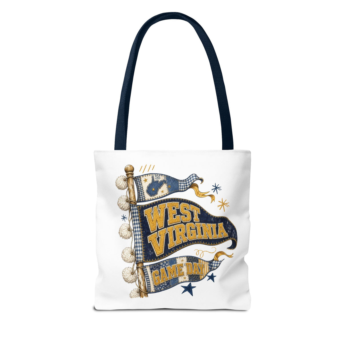 West Virginia Vintage Flag Tote Bag – Camp Retro State Pride Tote