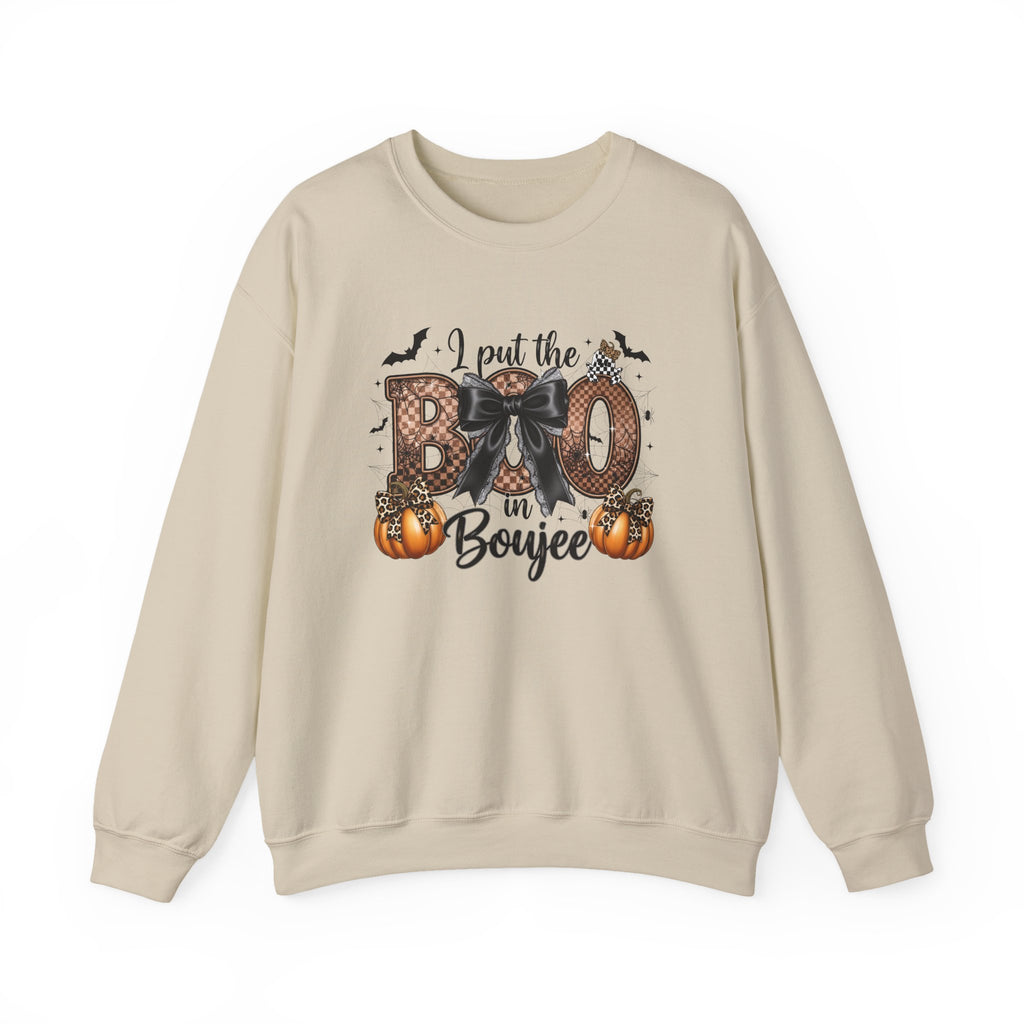 Halloween 'I Put the Boo in Boujee' Crewneck Sweatshirt