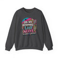 Crewneck Sweatshirt — “On My Husband’s Last Nerve” Retro Graphic