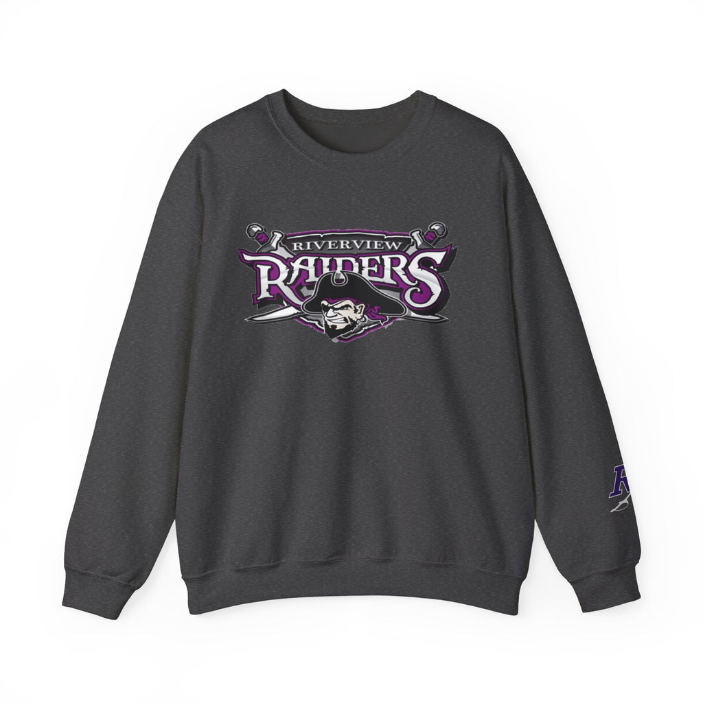 Riverview Raiders Crewneck Sweatshirt — Vintage Pirate Logo
