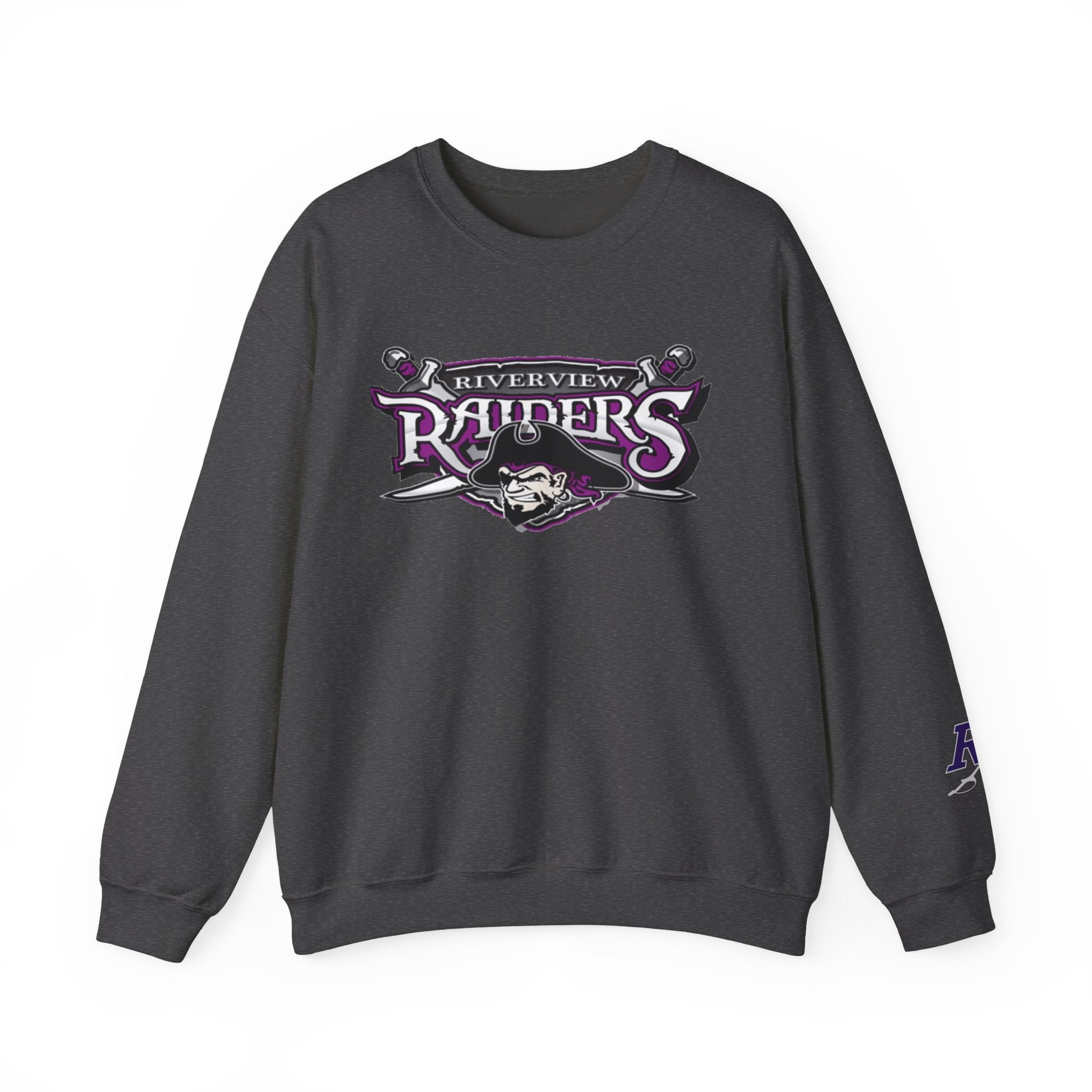 Riverview Raiders Crewneck Sweatshirt — Vintage Pirate Logo