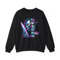 Horror Crewneck Sweatshirt — Neon - "You Can’t Kill the Boogeyman" Design