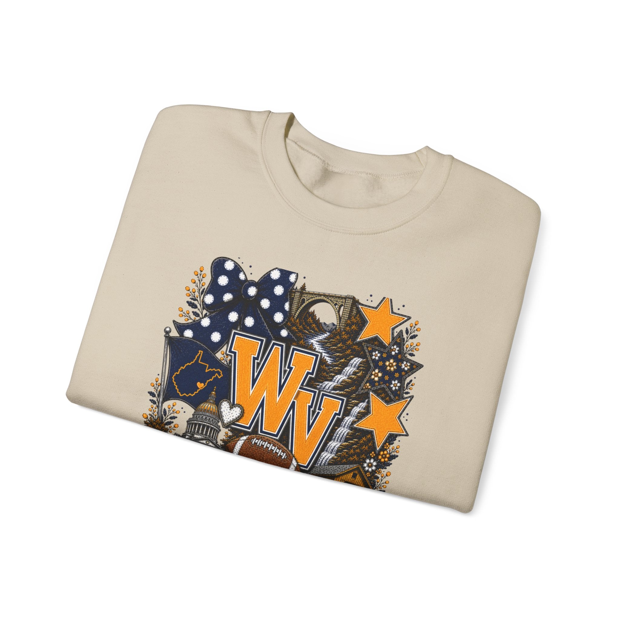 WV Football Fall Crewneck Sweatshirt