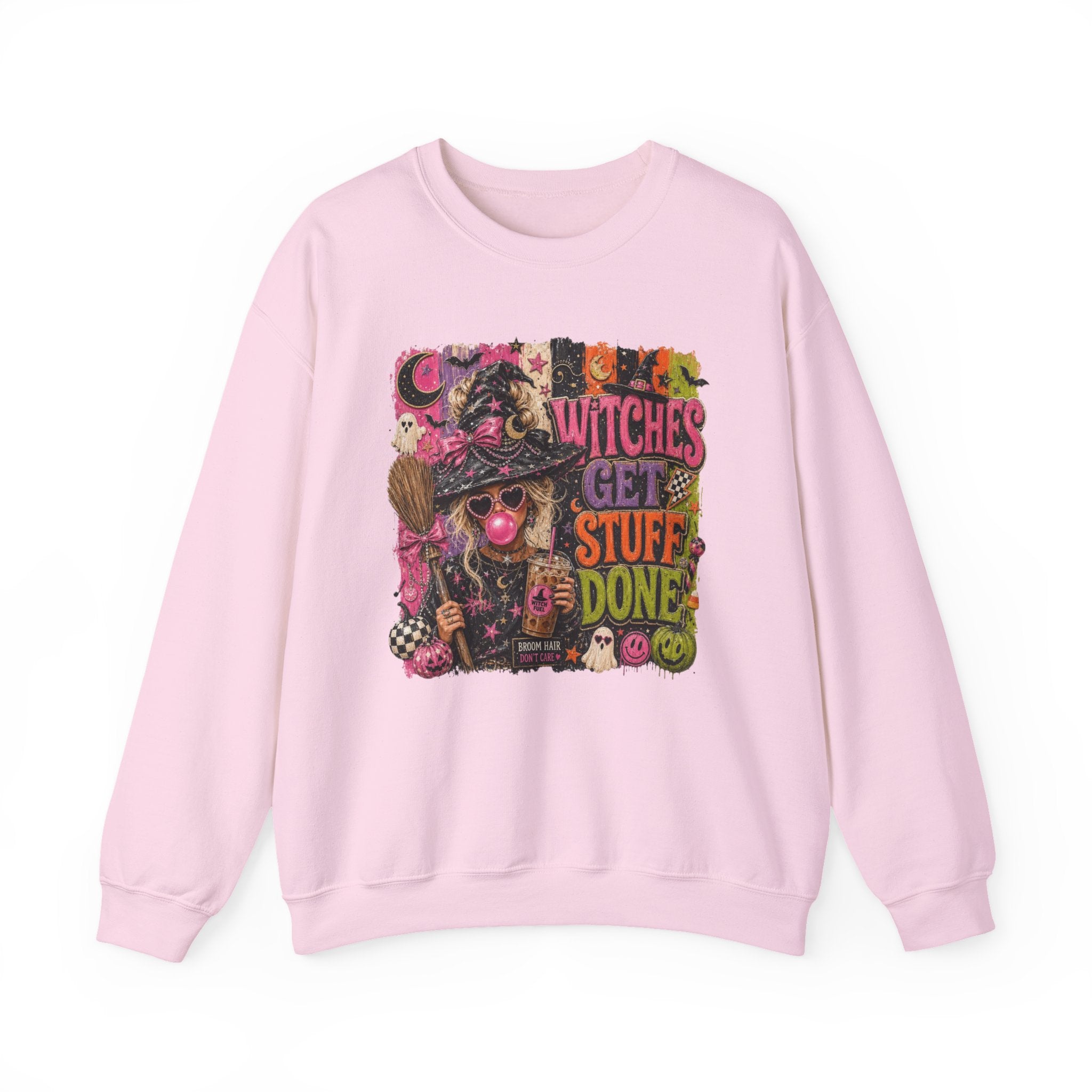 Witches Get Stuff Done Crewneck Sweatshirt