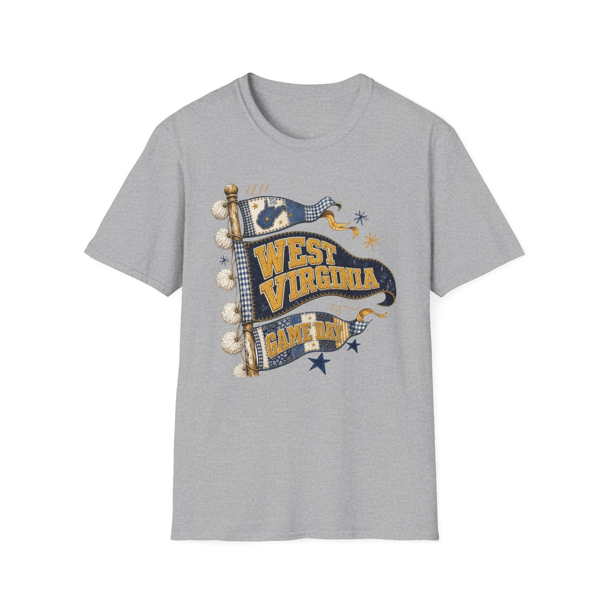 West Virginia Flag Vintage T-Shirt