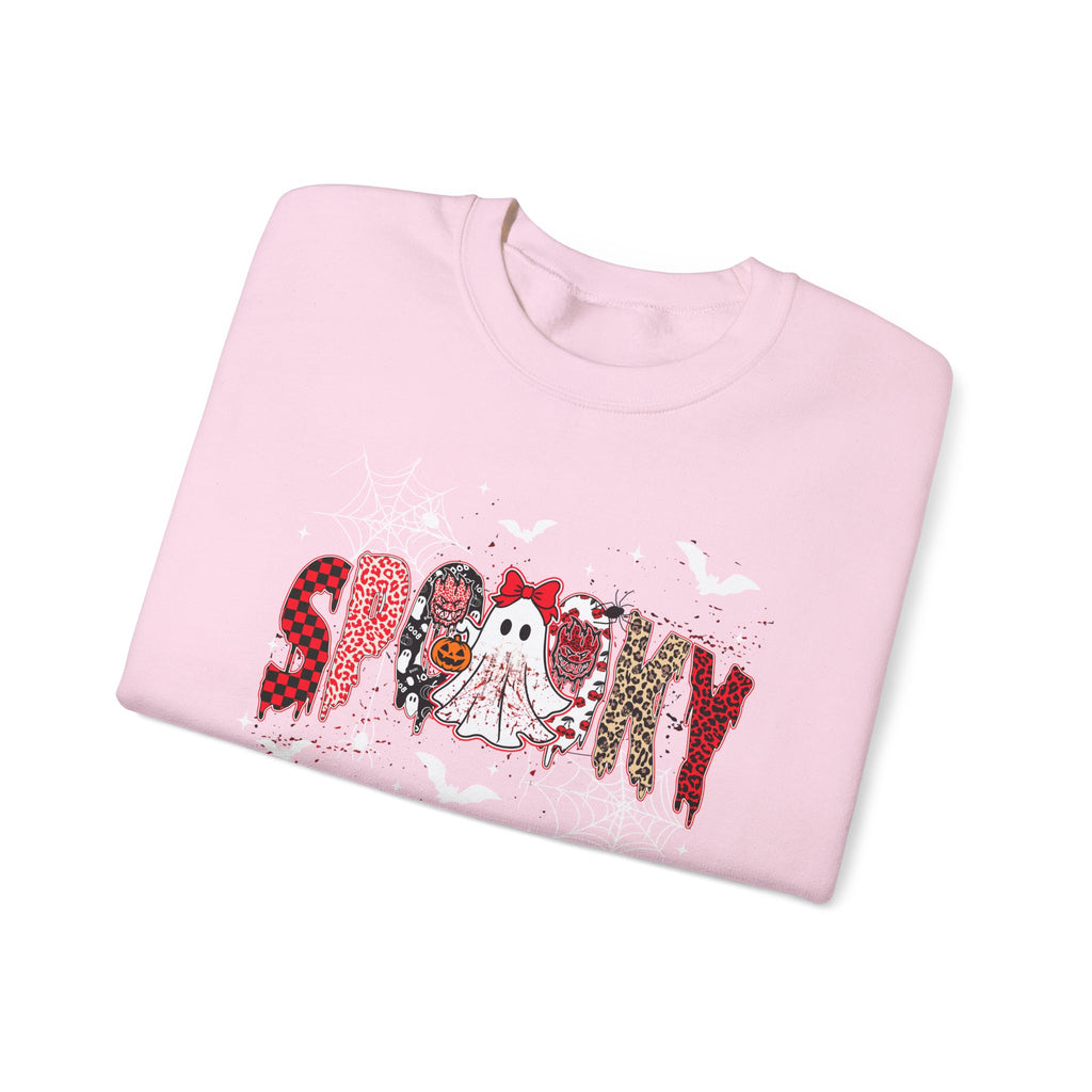 Spooky Ghosts Crewneck Sweatshirt — Cute Halloween Graphic Pullover