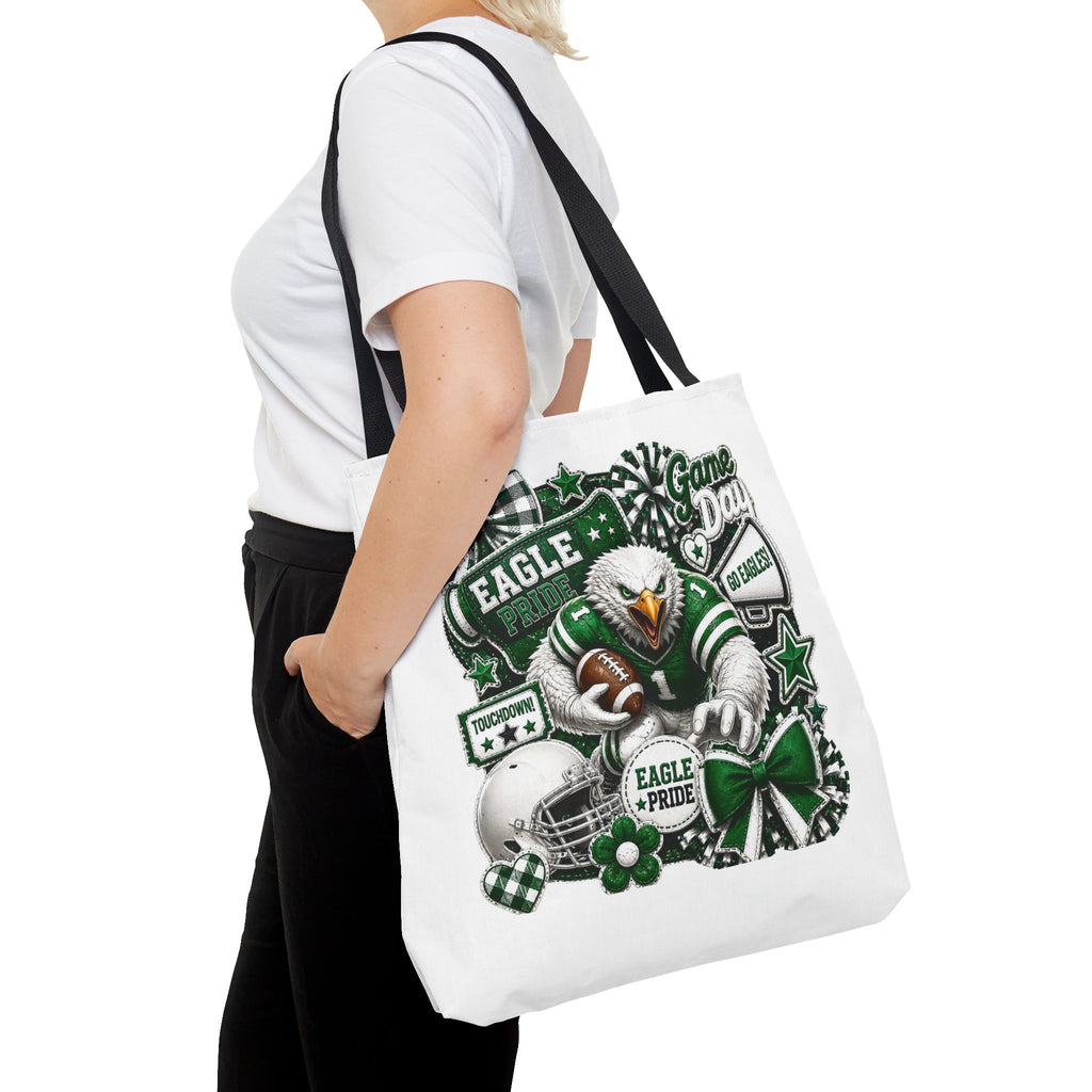 Eagle Pride Game Day Tote Bag — Football Fan Spirit Tote