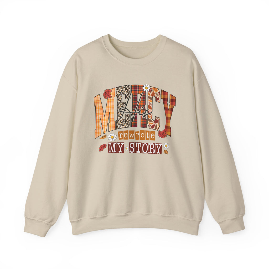 Sweatshirt — My Story Mercy Fall Plaid Crewneck