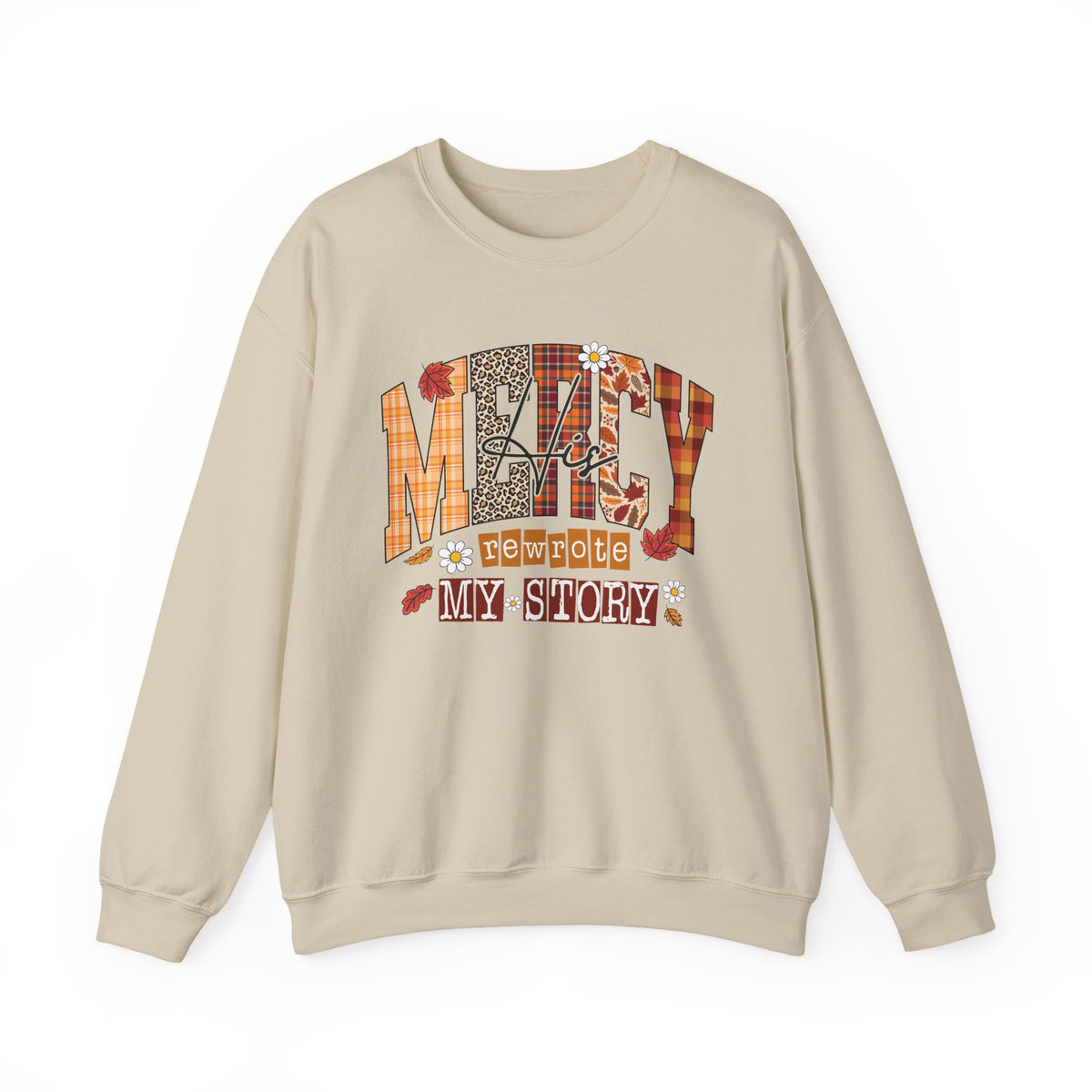 Sweatshirt — My Story Mercy Fall Plaid Crewneck