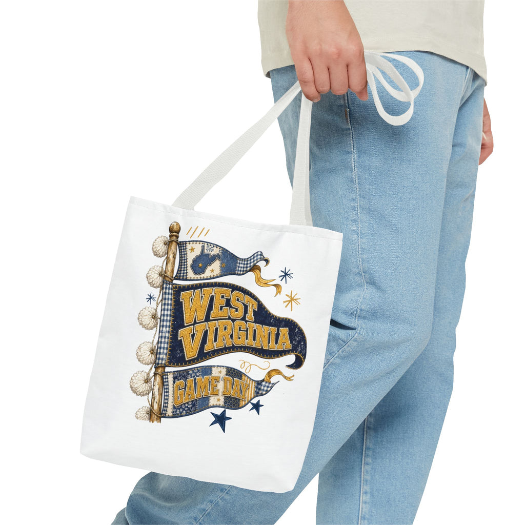 West Virginia Vintage Flag Tote Bag – Camp Retro State Pride Tote