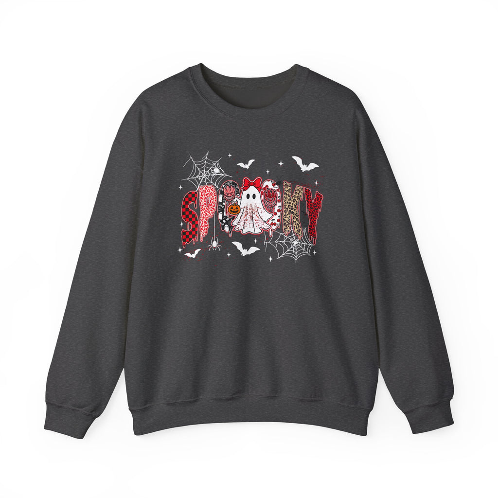 Spooky Ghosts Crewneck Sweatshirt — Cute Halloween Graphic Pullover