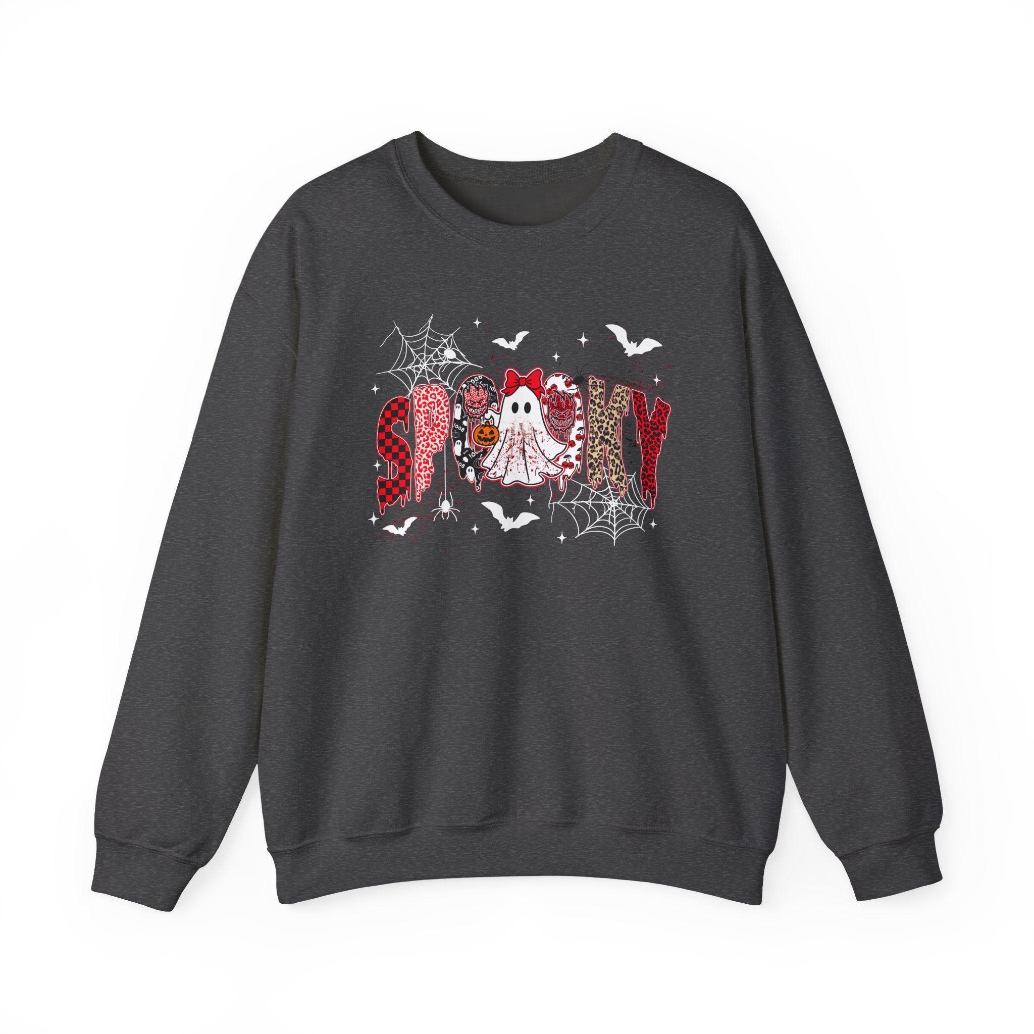 Spooky Ghosts Crewneck Sweatshirt — Cute Halloween Graphic Pullover