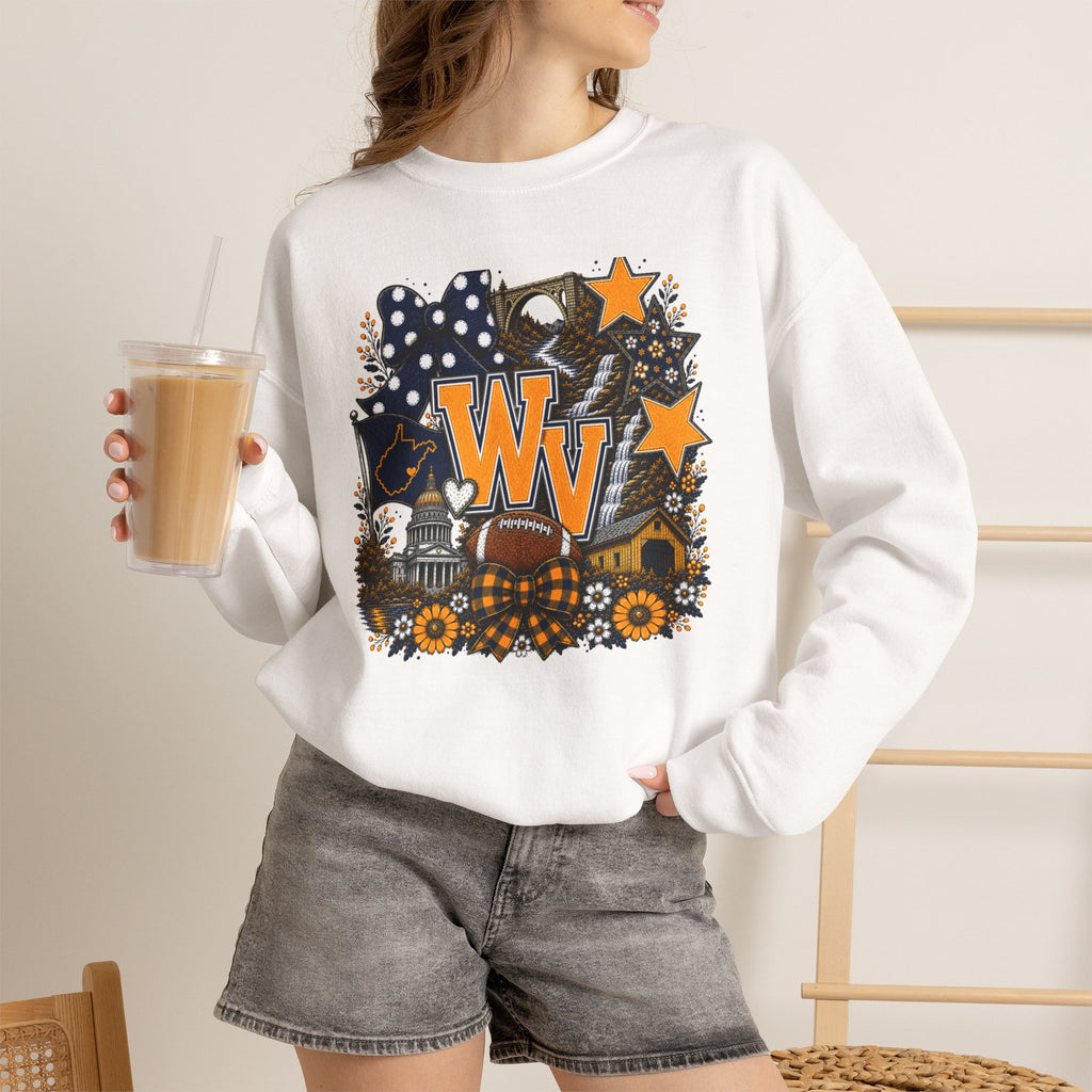 WV Football Fall Crewneck Sweatshirt
