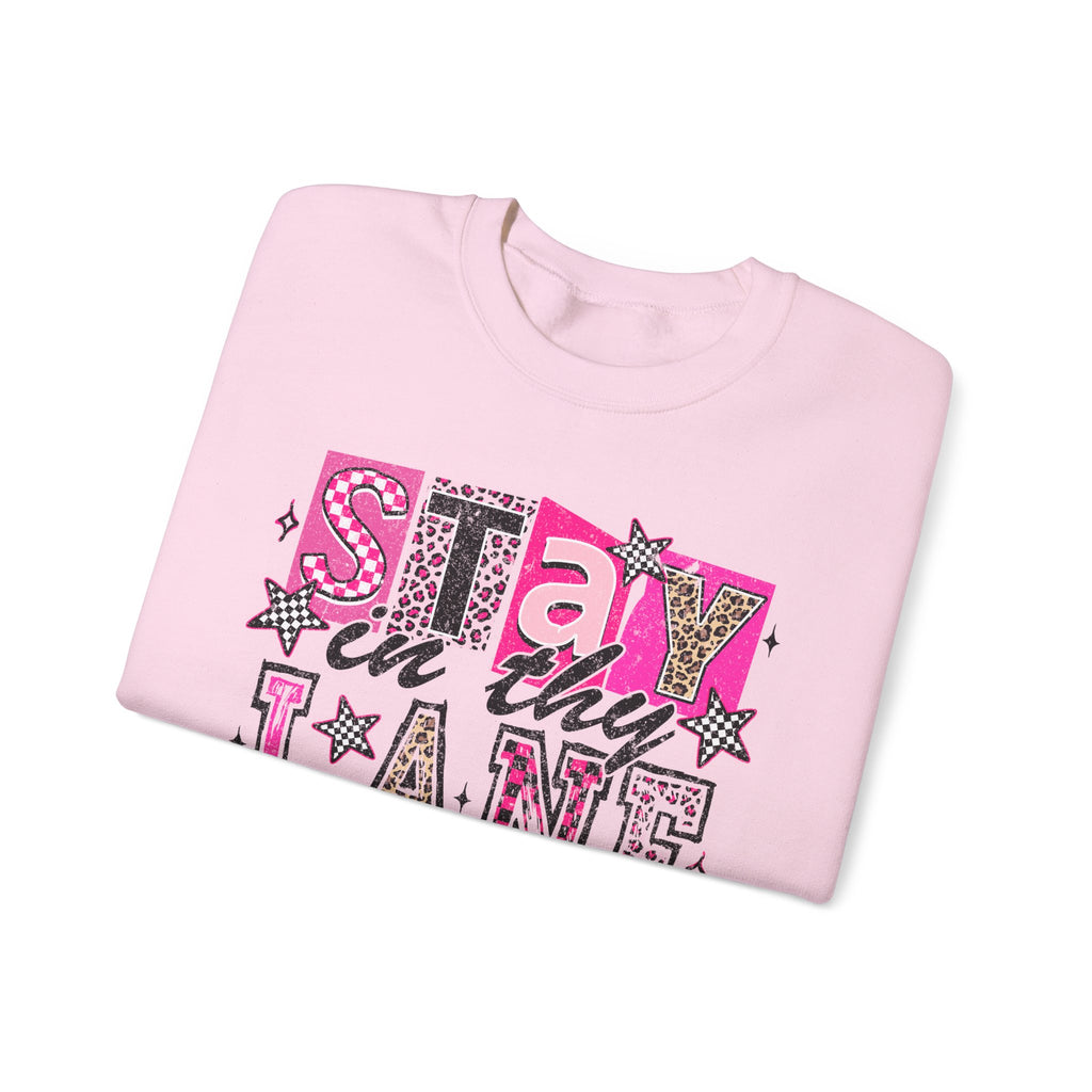 Stay in Thy Lane Crewneck Sweatshirt – "Stay in Thy Lane" Christian Graphic Pullover