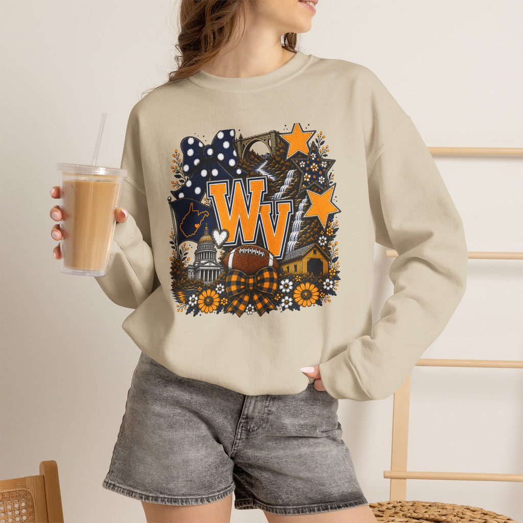 WV Football Fall Crewneck Sweatshirt