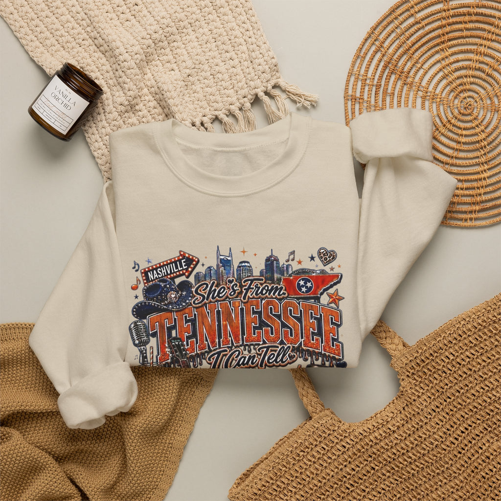 Tennessee Vintage State Collage Sweatshirt