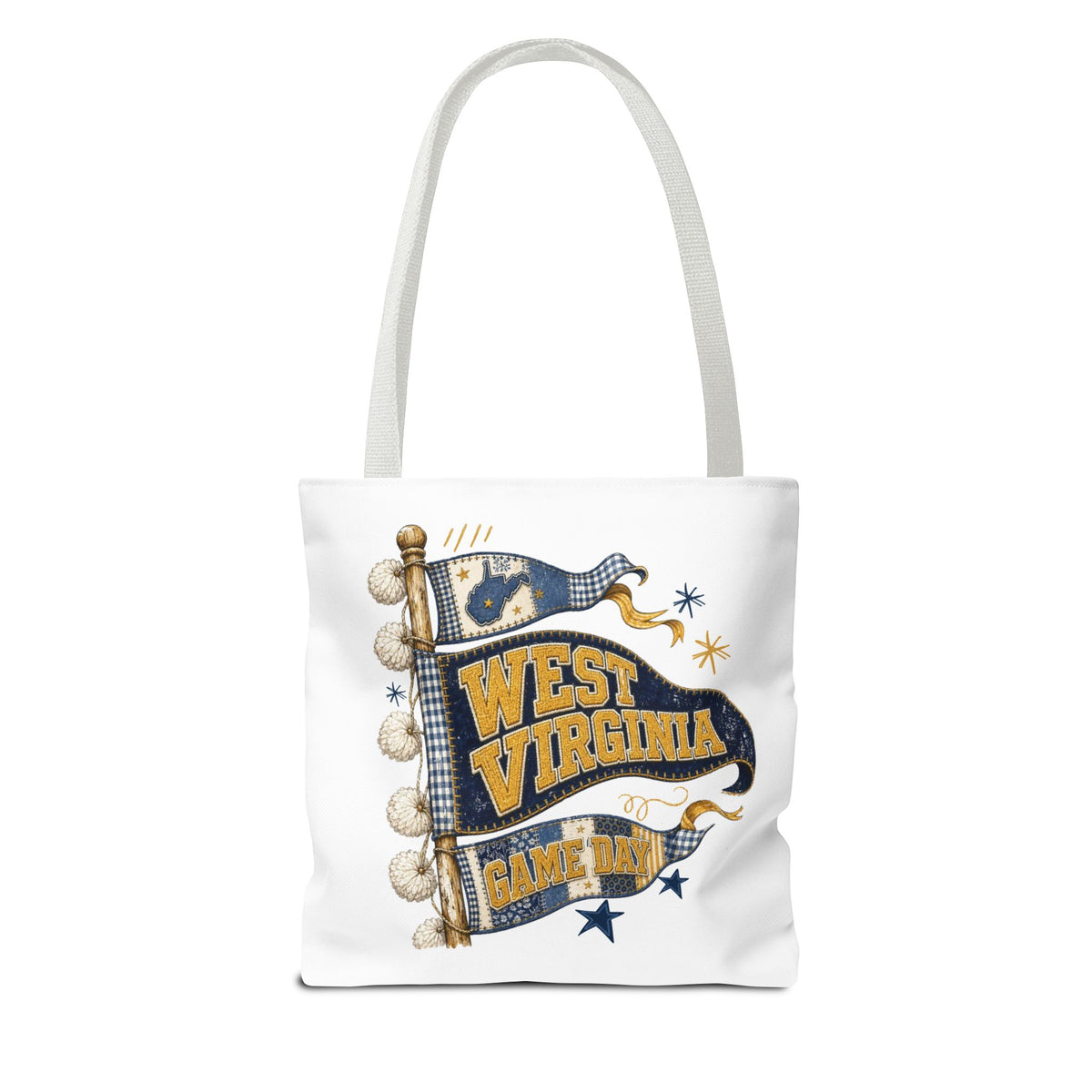 West Virginia Vintage Flag Tote Bag – Camp Retro State Pride Tote