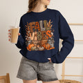 Fall Vibes Sweatshirt – Cozy Autumn Pumpkin & Plaid Crewneck