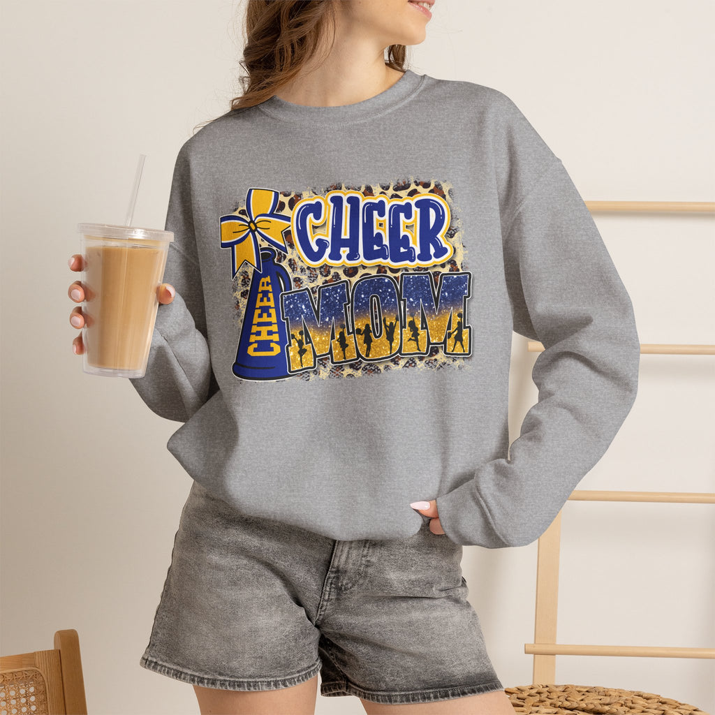 Cheer Mom Sweatshirt — Cheer Megaphone Graphic Crewneck