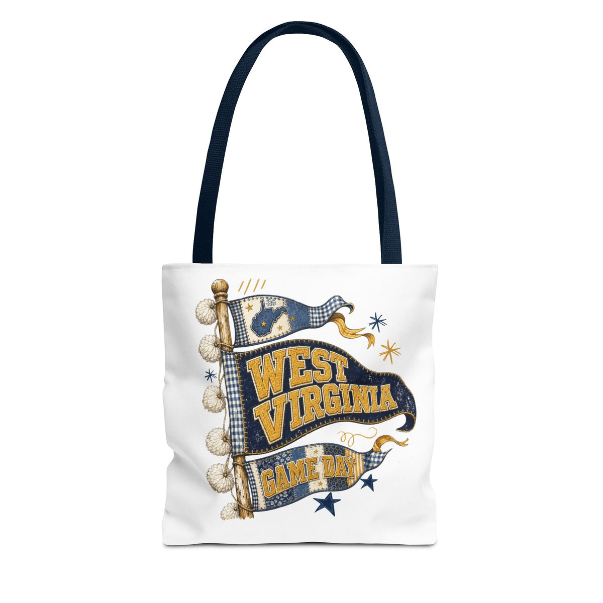 West Virginia Vintage Flag Tote Bag – Camp Retro State Pride Tote