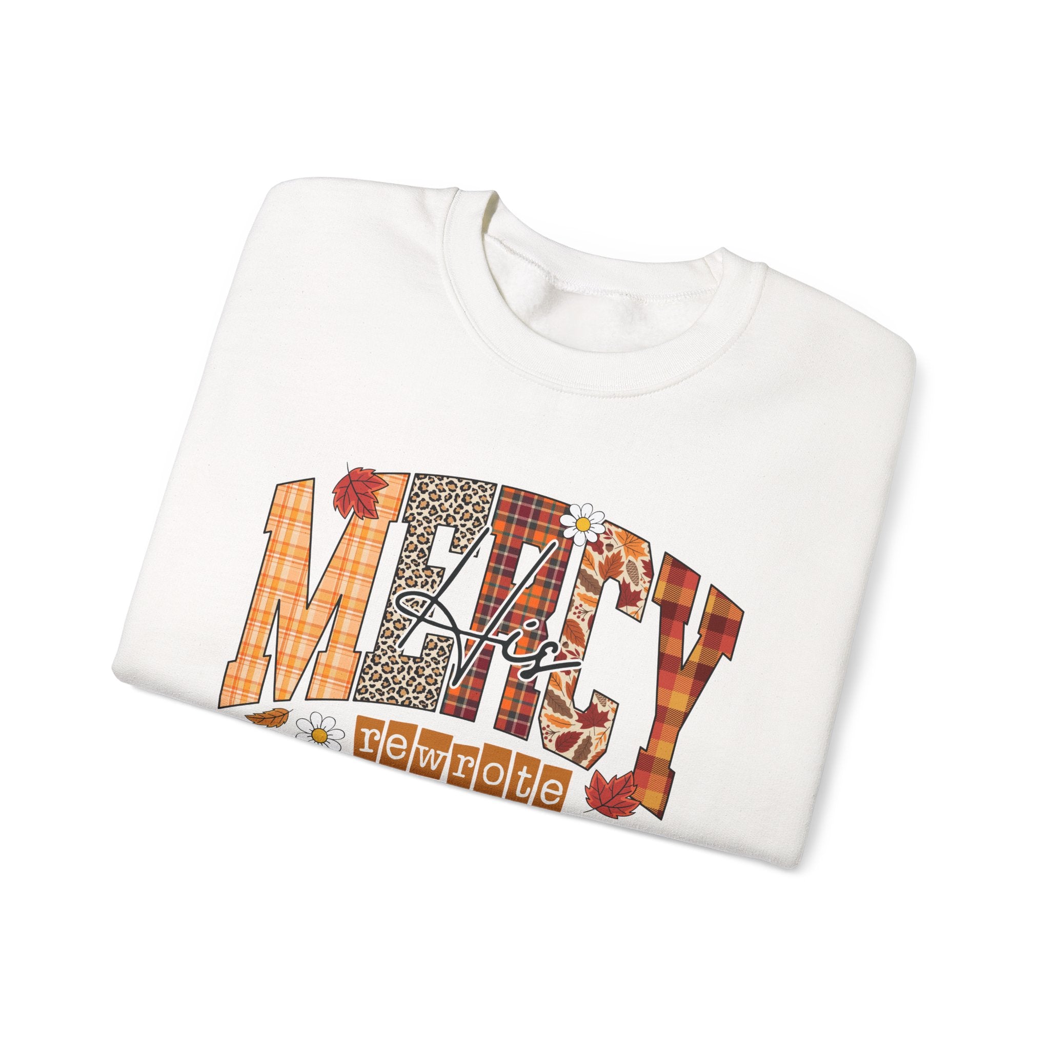 Sweatshirt — My Story Mercy Fall Plaid Crewneck