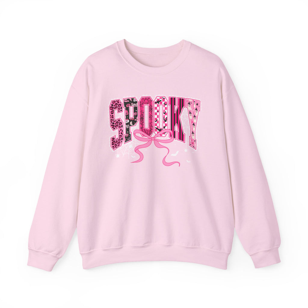 Spooky Pink Leopard Crewneck Sweatshirt