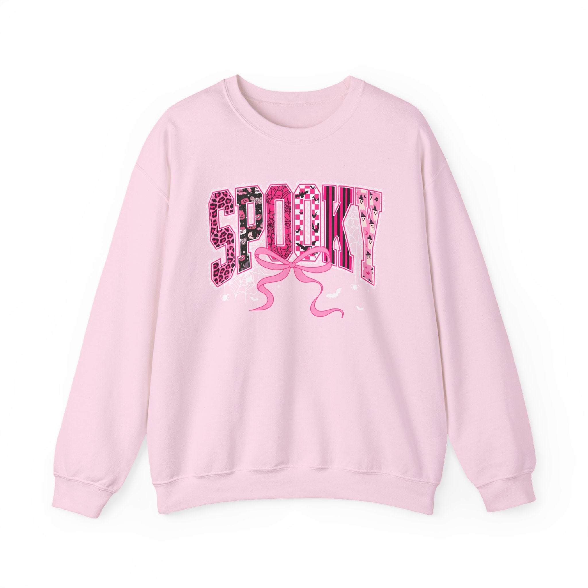 Spooky Pink Leopard Crewneck Sweatshirt