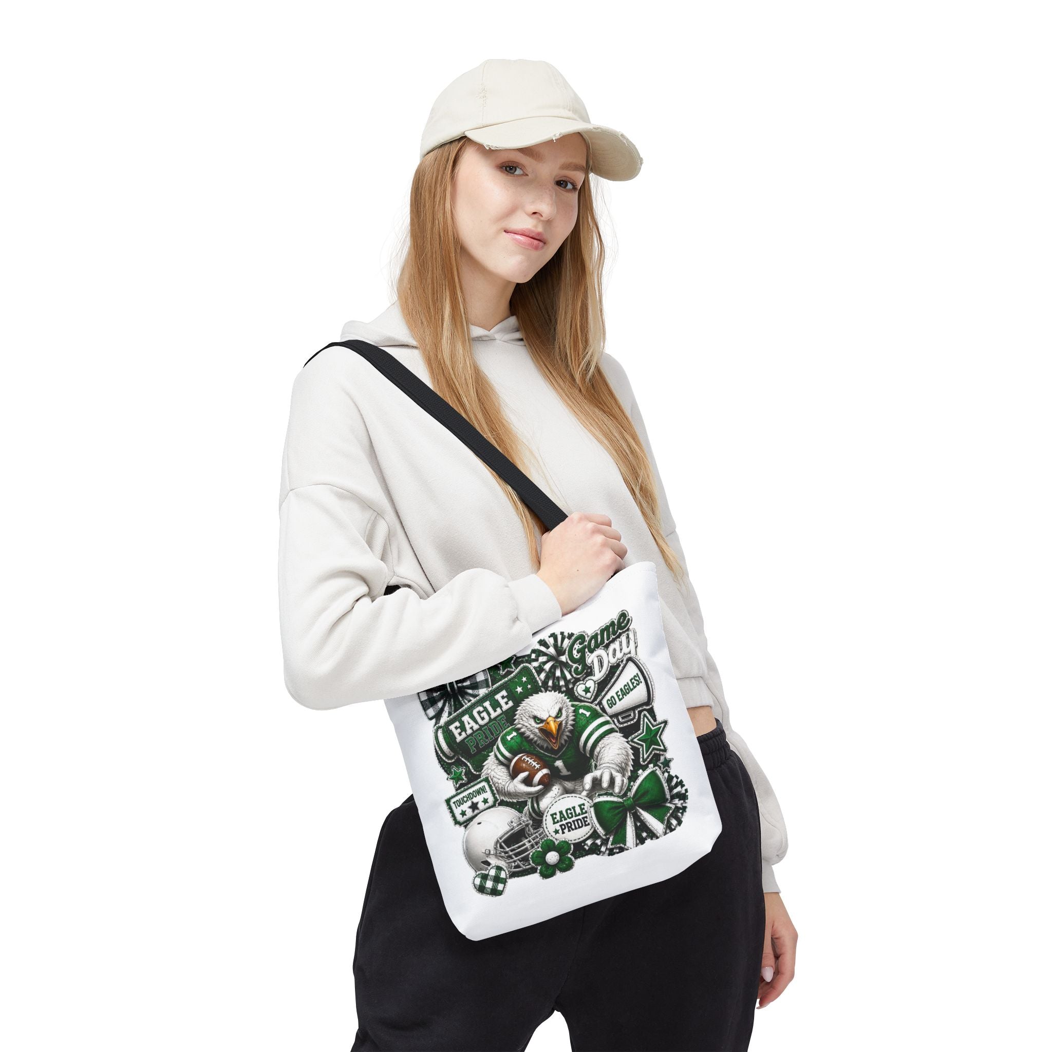Eagle Pride Game Day Tote Bag — Football Fan Spirit Tote