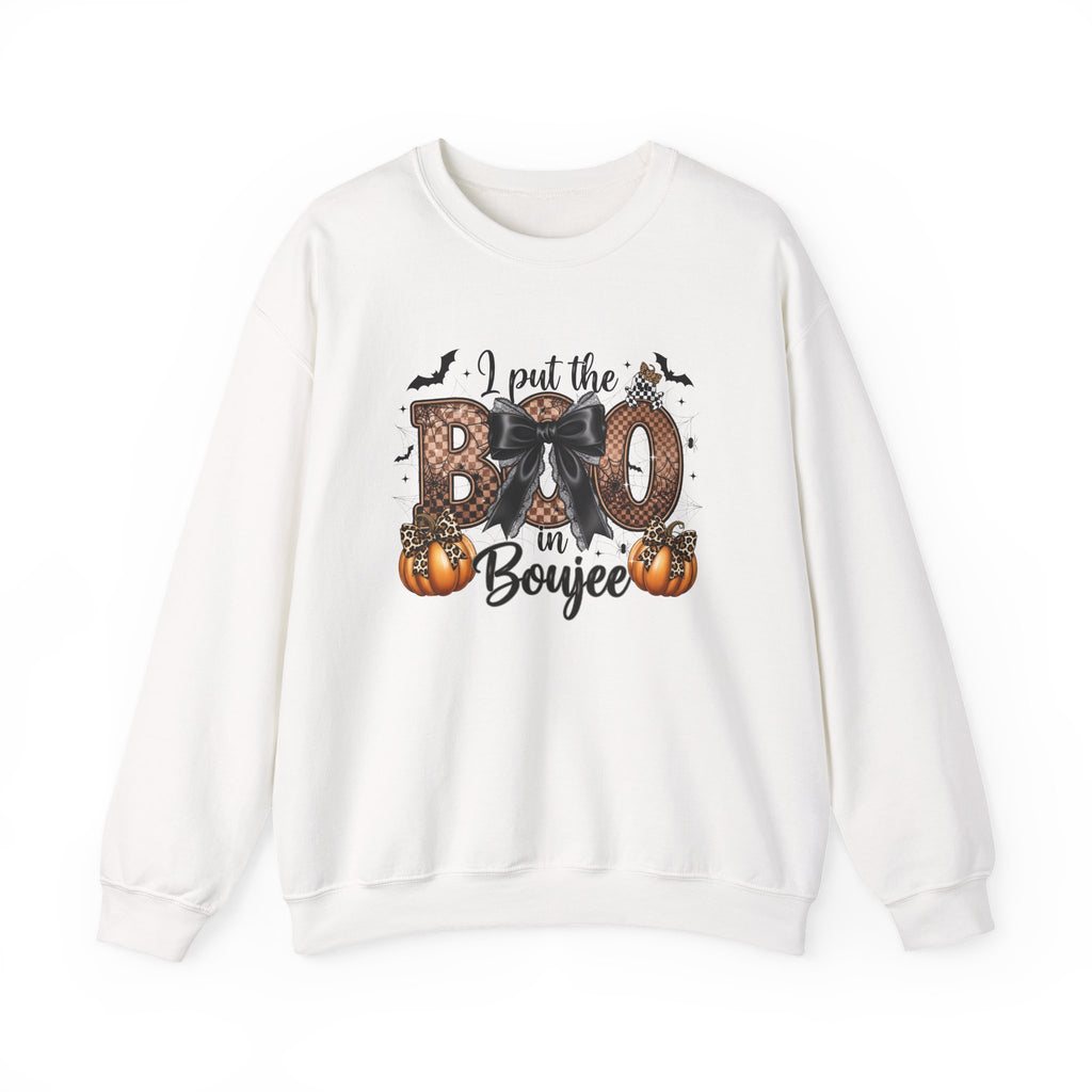 Halloween 'I Put the Boo in Boujee' Crewneck Sweatshirt