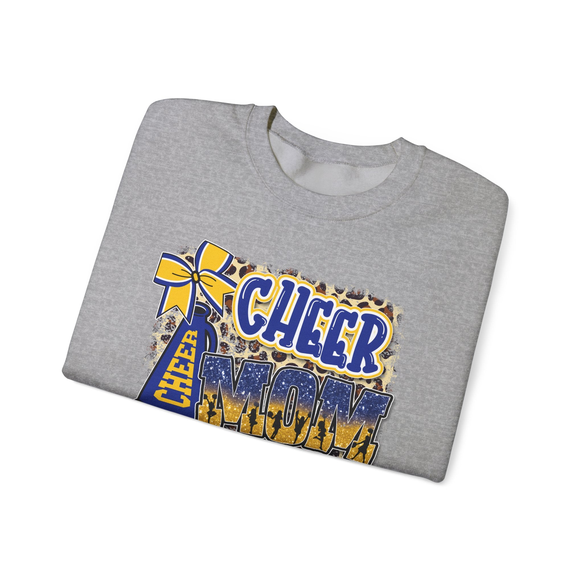 Cheer Mom Sweatshirt — Cheer Megaphone Graphic Crewneck