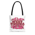 West Virginia Tote Bag - "It's a West Virginia Thing" Pink Graphic Tote