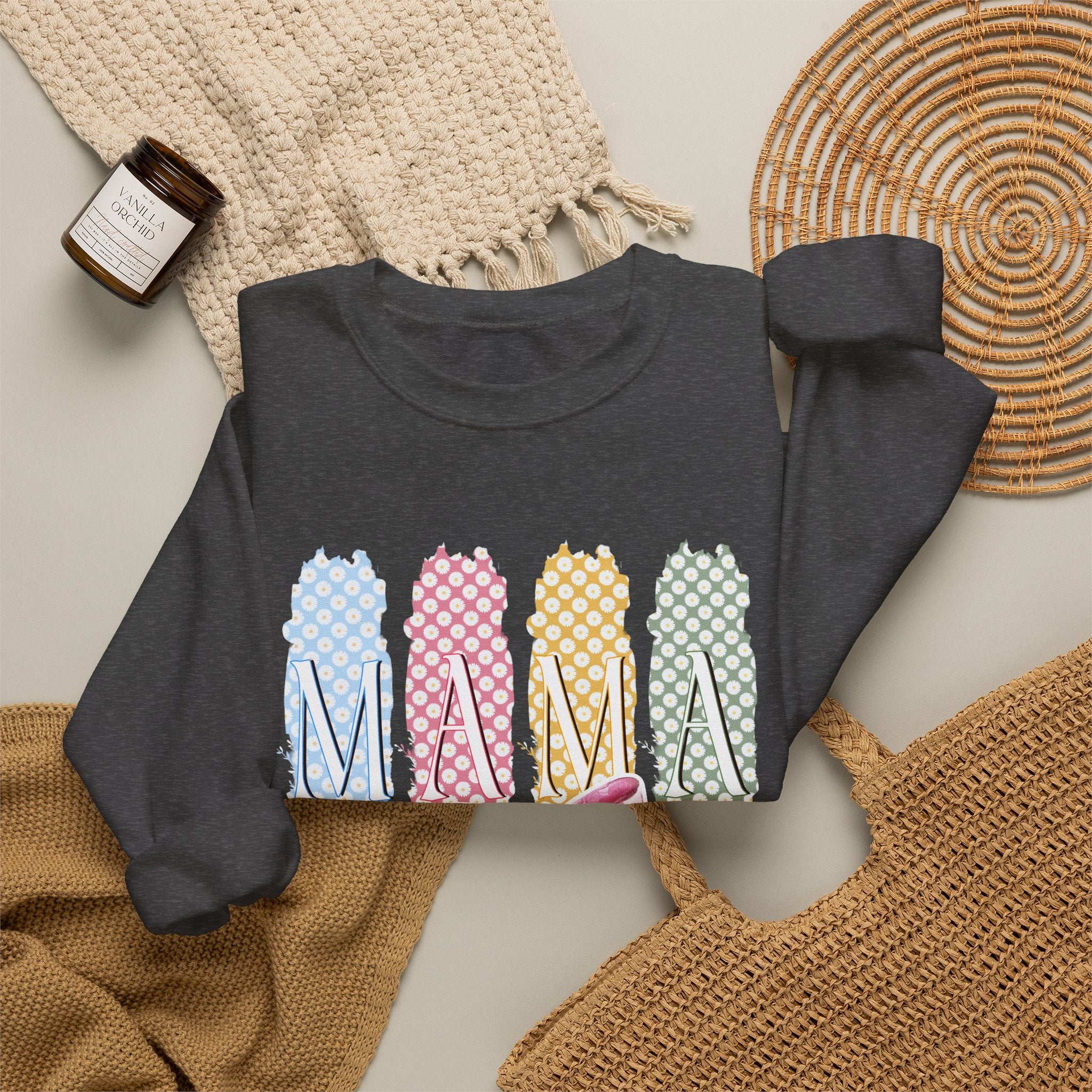Ballet Slippers Crewneck Sweatshirt — Pastel Pointe Shoes with Pink Bow