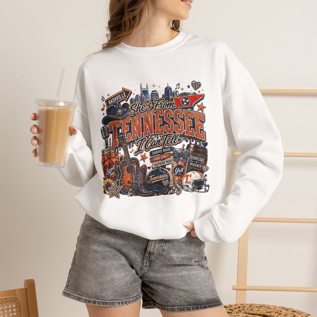 Tennessee Vintage State Collage Sweatshirt