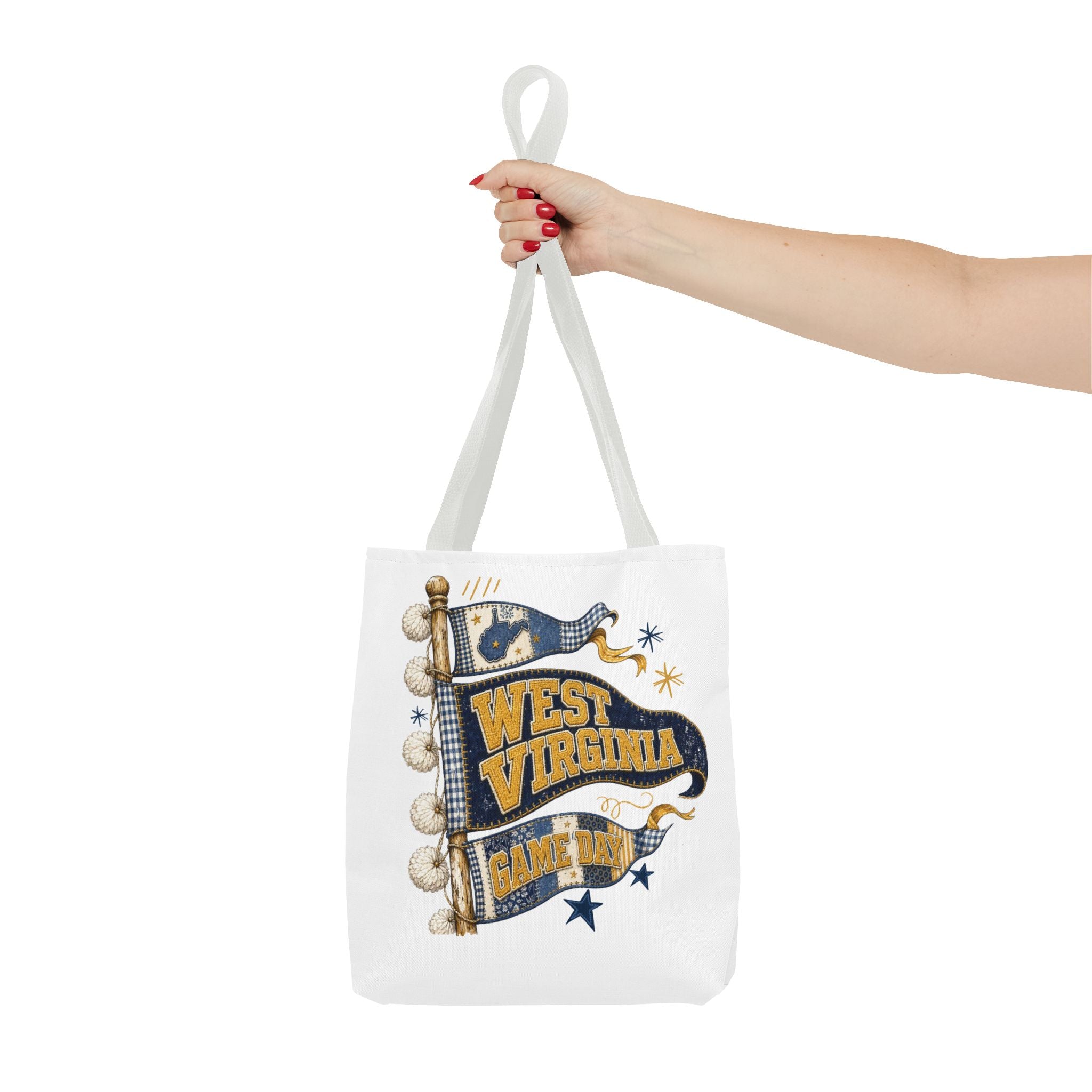 West Virginia Vintage Flag Tote Bag – Camp Retro State Pride Tote