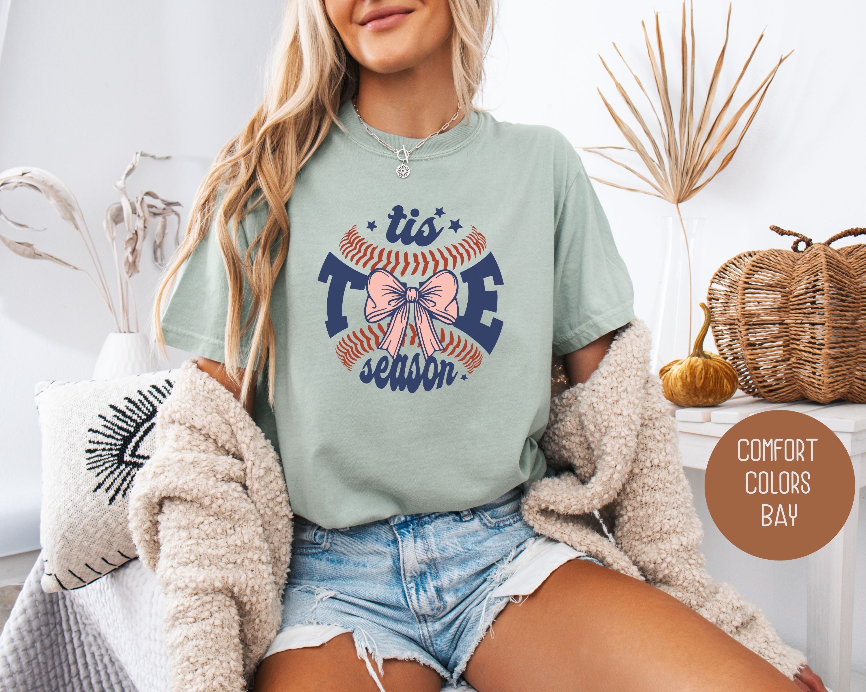 Tis the Season for Baseball Comfort Colors Shirt
