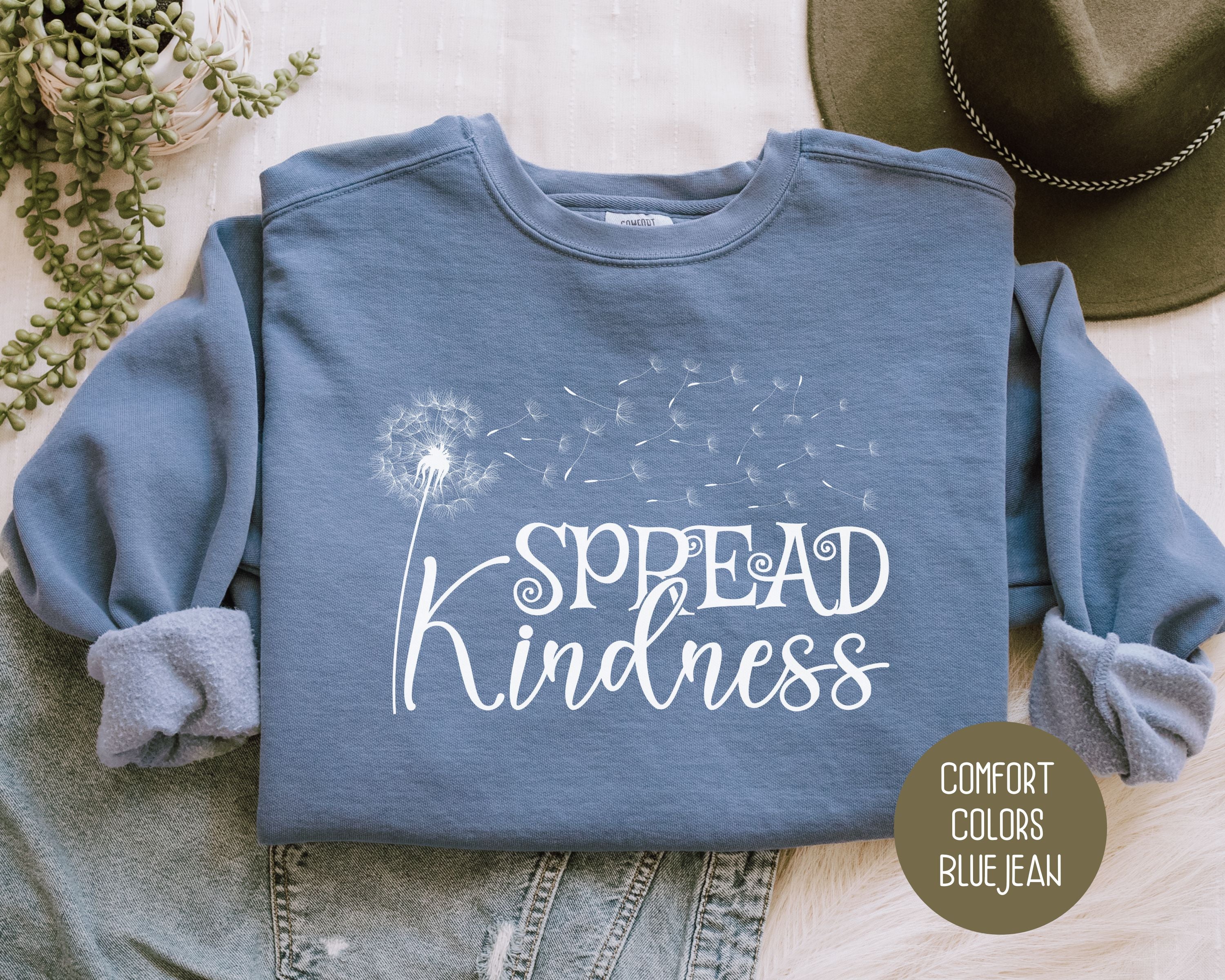 Spread Kindness Comfort Colors Sweatshirt