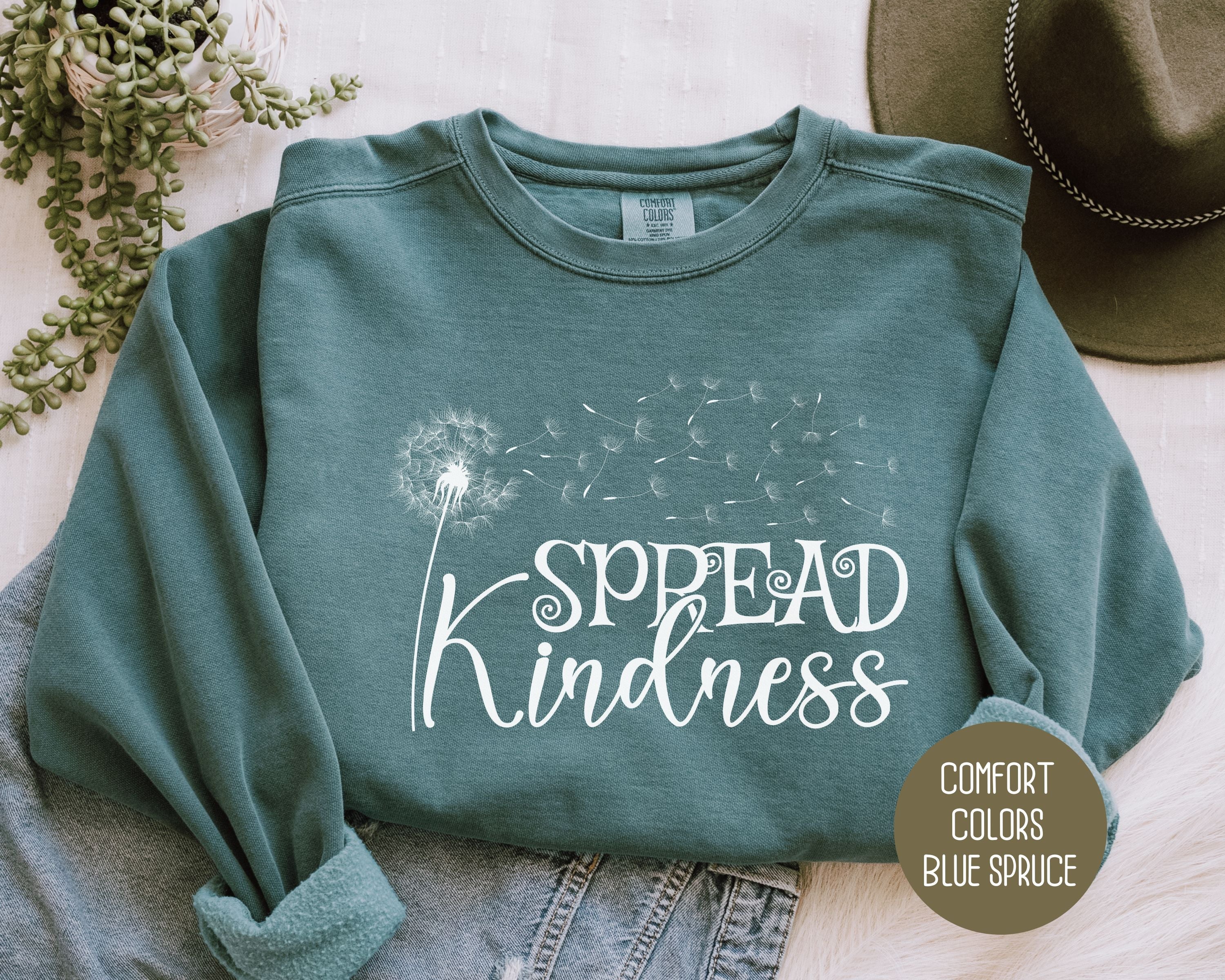 Spread Kindness Comfort Colors Sweatshirt