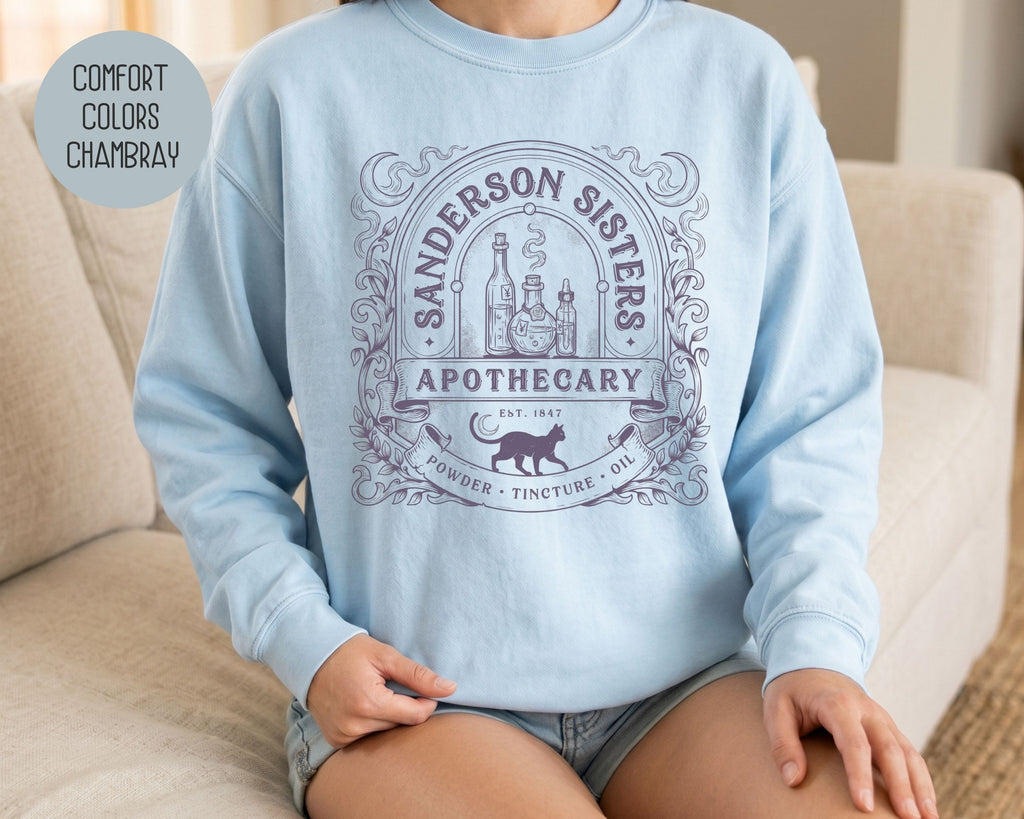 Sanderson Sisters Apothecary Comfort Colors Sweatshirt