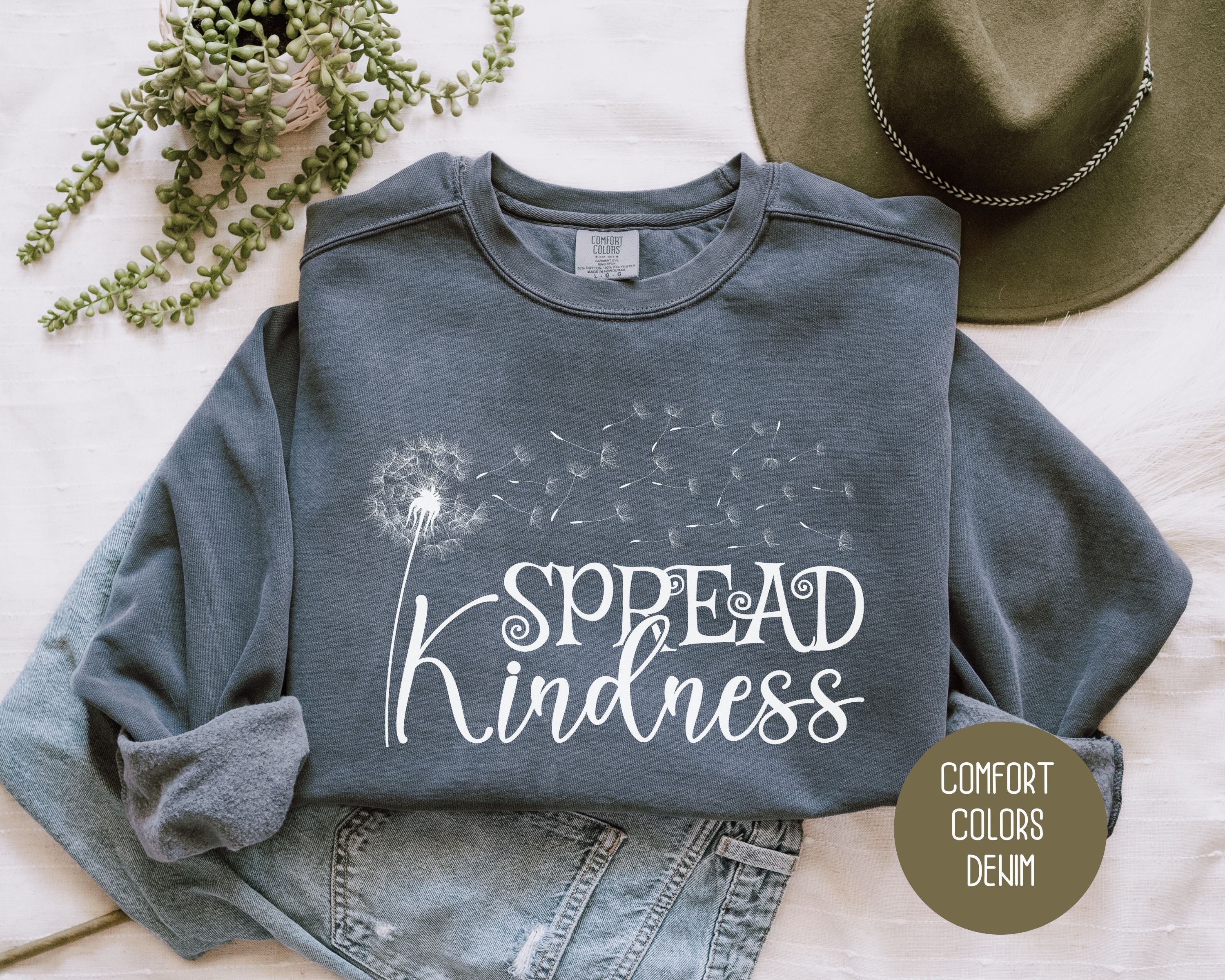 Spread Kindness Comfort Colors Sweatshirt