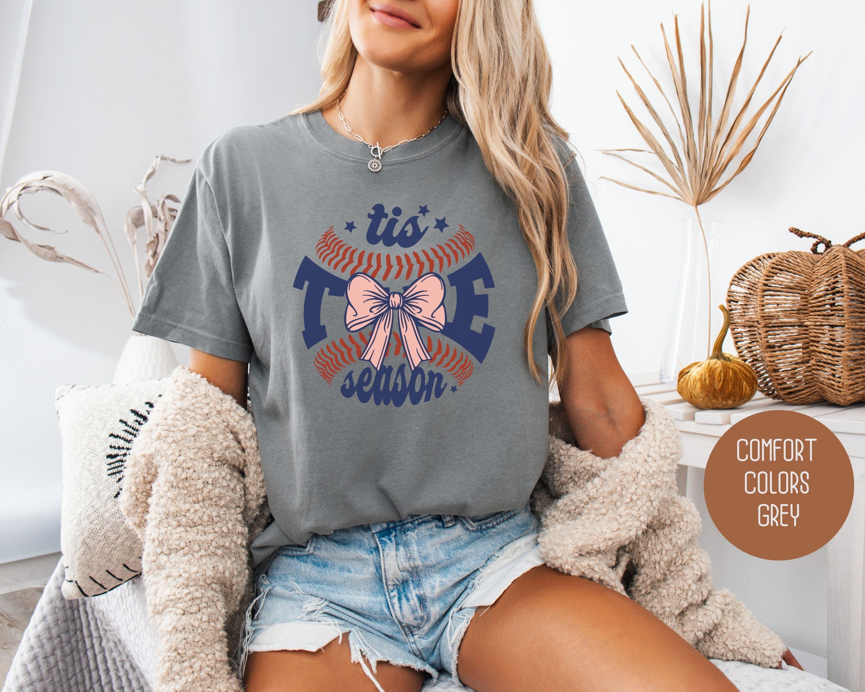 Tis the Season for Baseball Comfort Colors Shirt
