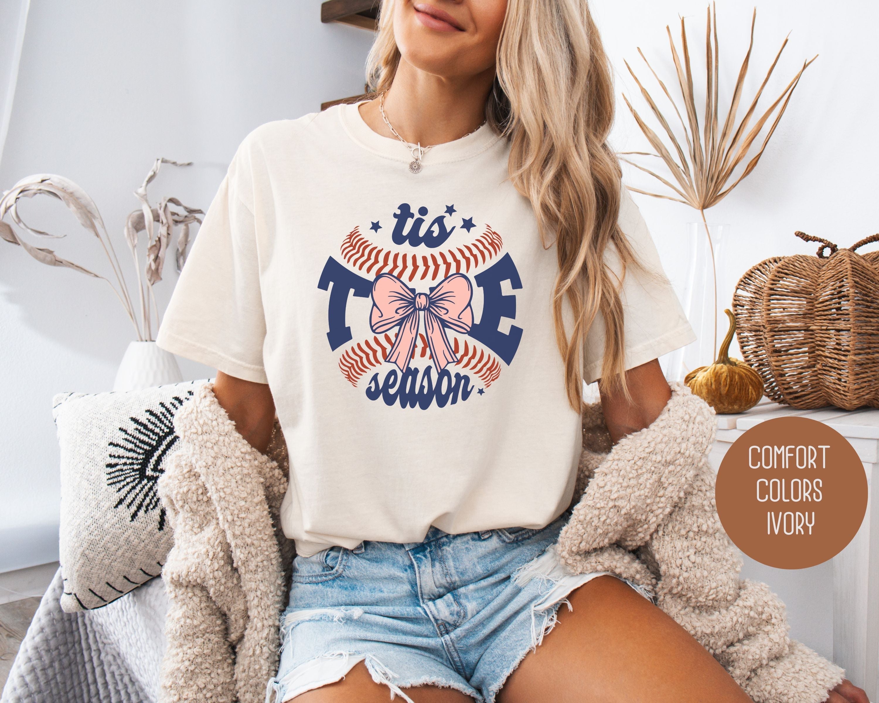 Tis the Season for Baseball Comfort Colors Shirt