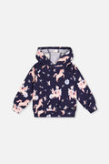 Printed Hoodie Purple Unicorn Print