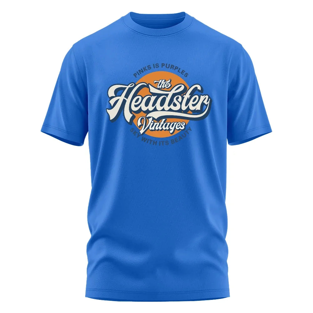2023 New Summer T-Shirt Old Shcool Vintage Printed Tees for Men Women Oversized Cotton Tops